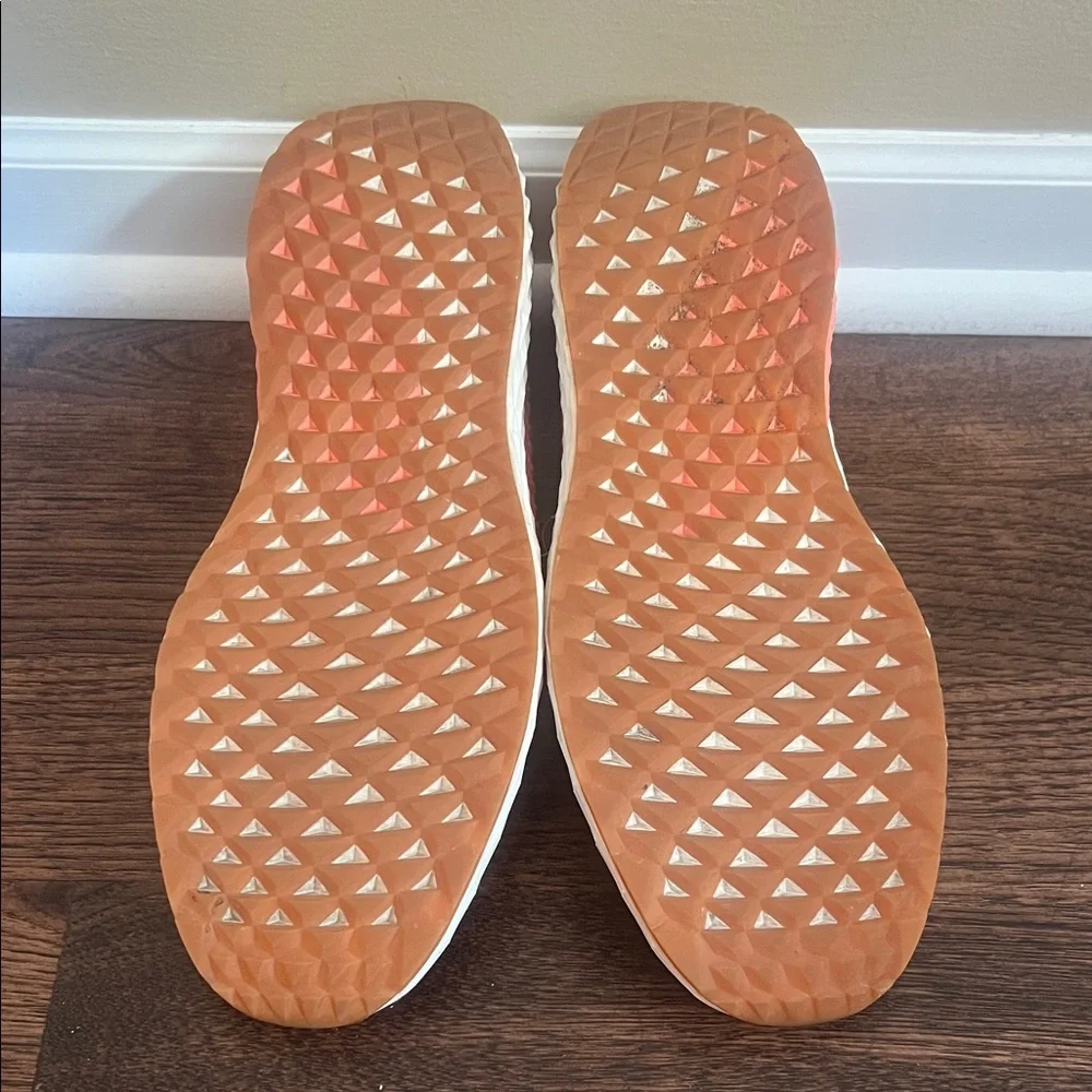 Men’s Nobull Orange Diamond Knit Shoes